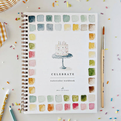 Celebrate Watercolor Workbook (Emily Lux)