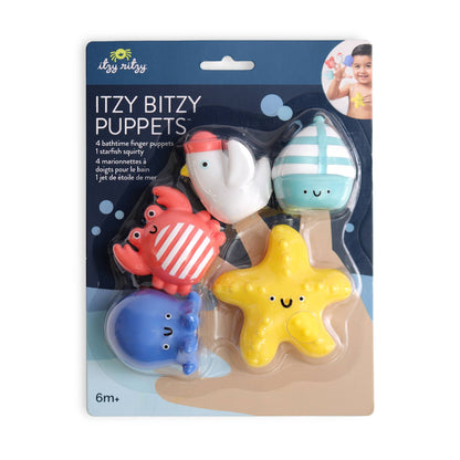 Nautical Itzy Bitzy Puppets™ - Bath + Storytelling Toys