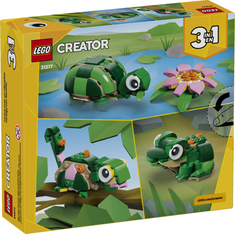 LEGO® Creator 3 in 1 Turtle with a Water Lily Flower