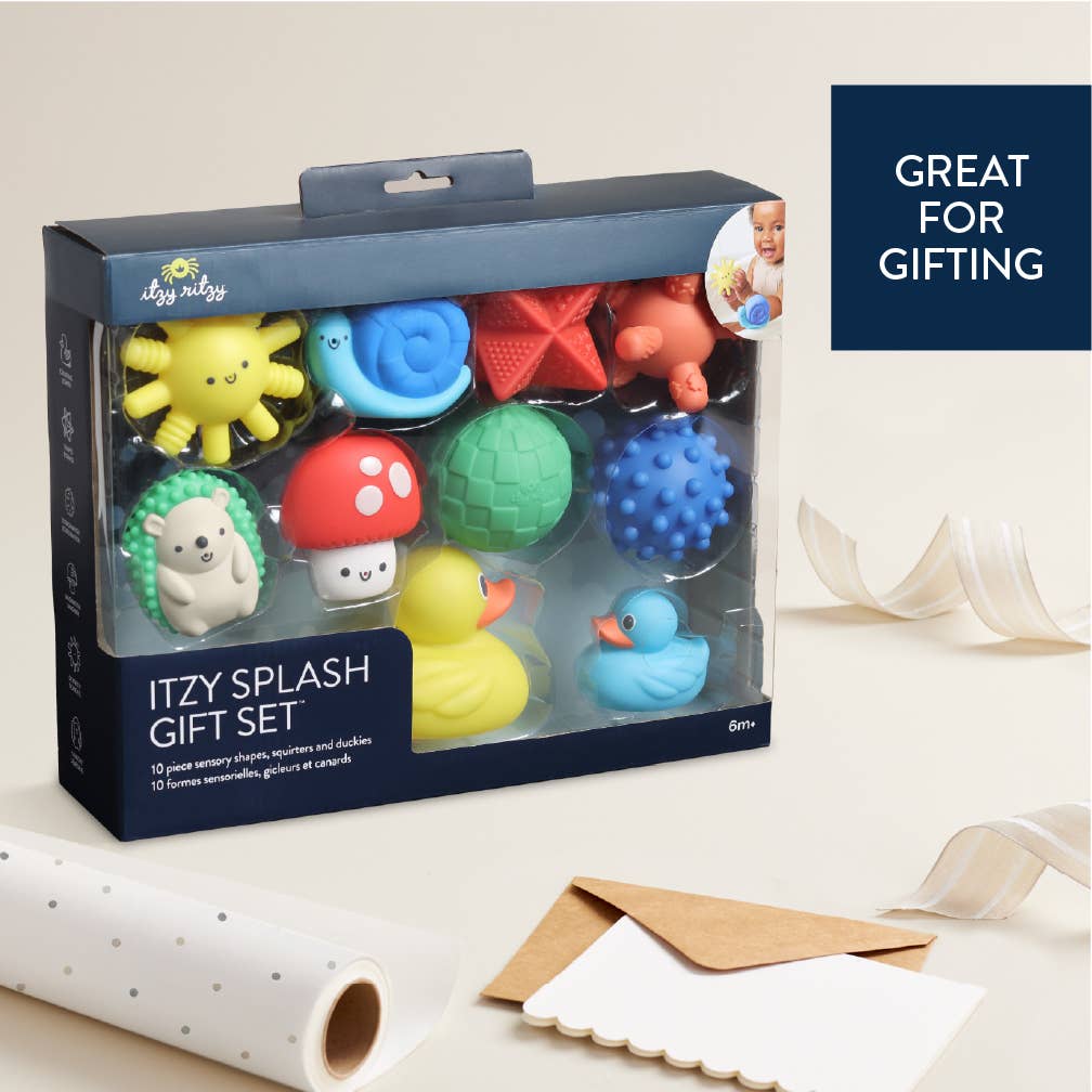 Itzy Splash Gift Set: Bath + Water Toy
