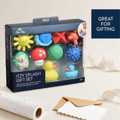 Itzy Splash Gift Set: Bath + Water Toy