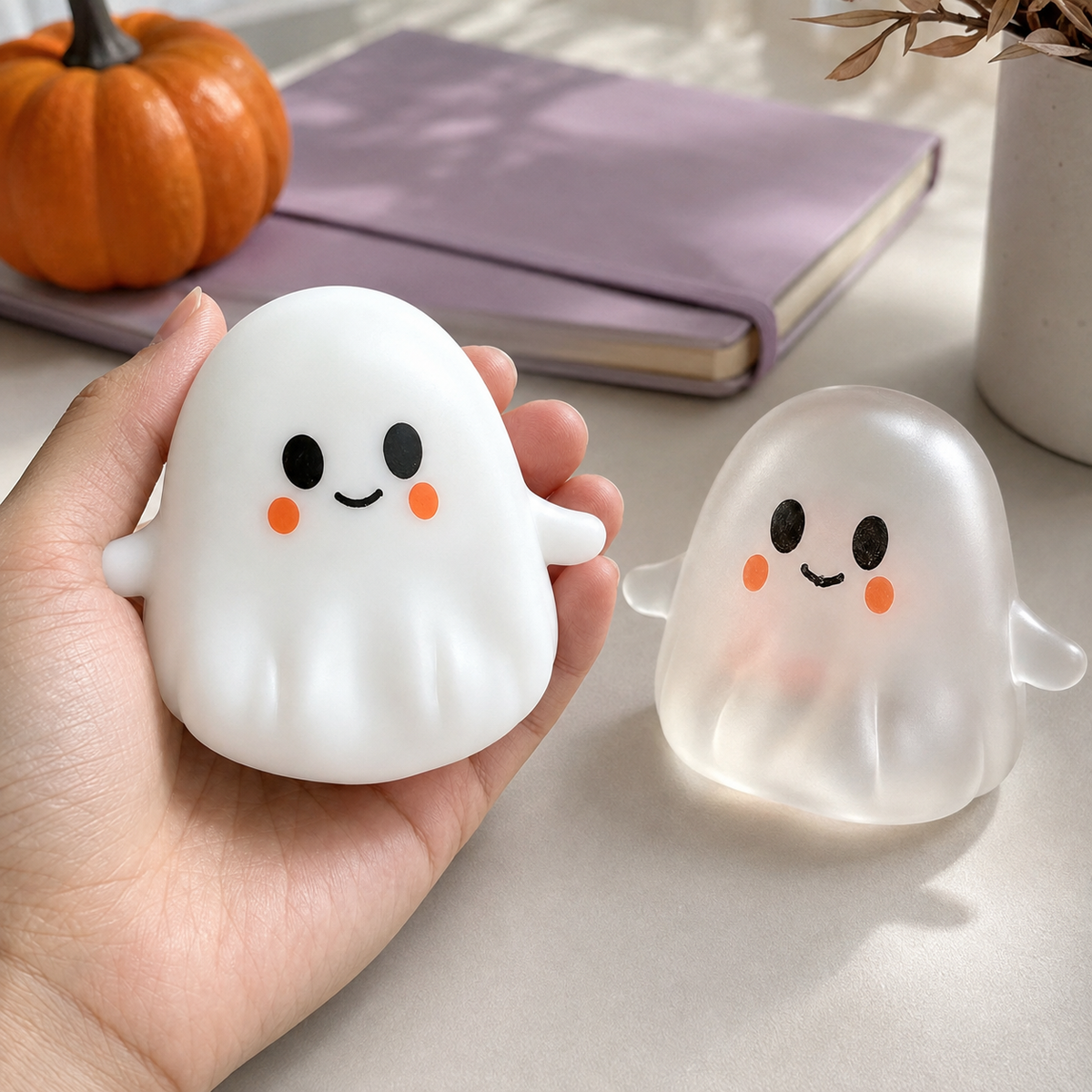 Moldable Halloween Ghost Squishy