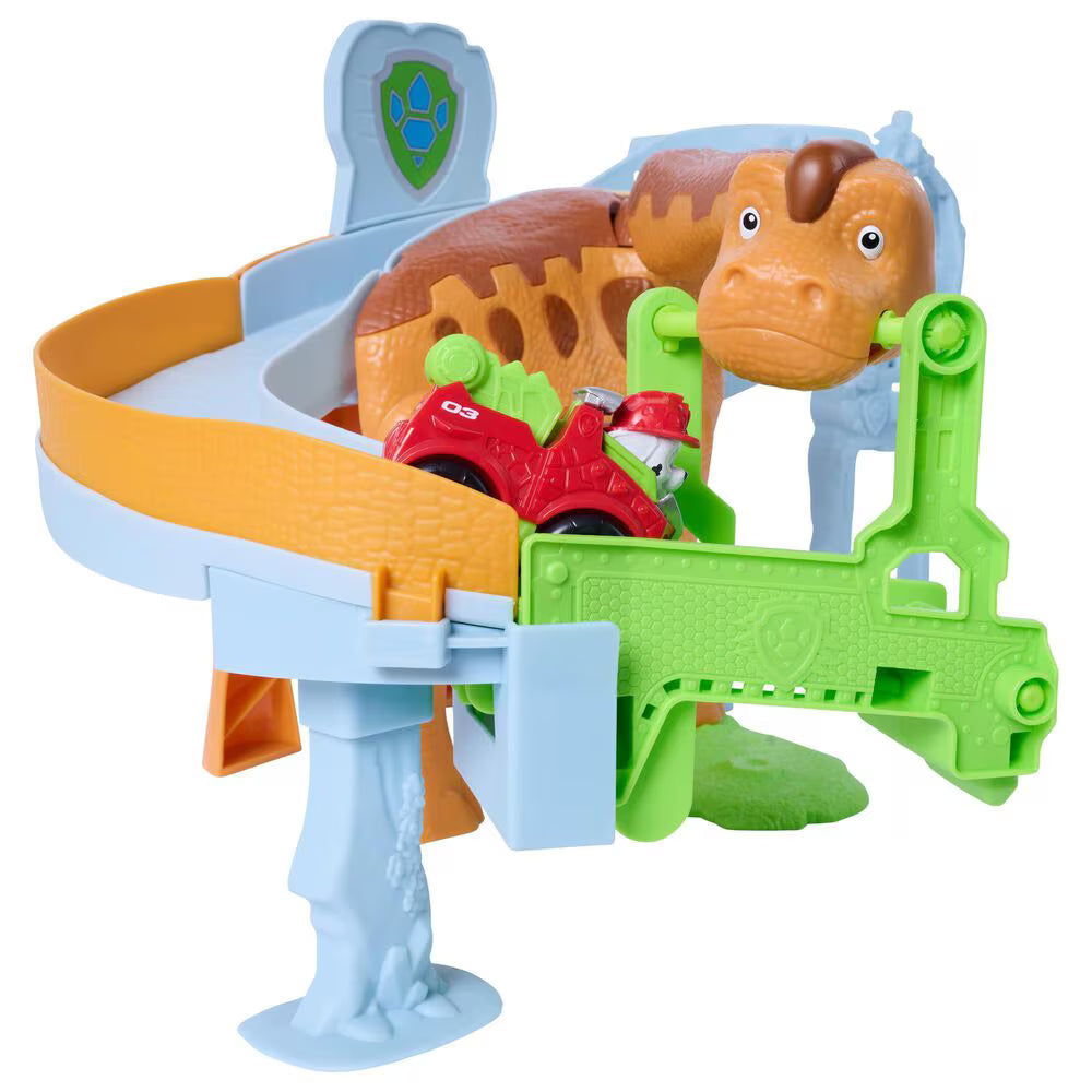 Lift & Race Dino Playset with 10in Brachiosaurus (PAW Patrol: The Dino Movie)