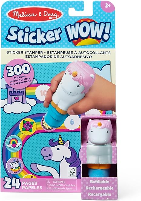 STICKER WOW UNICORN