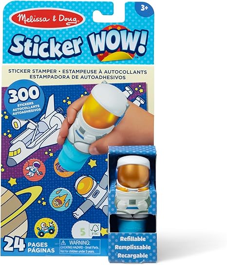 STICKER WOW ASTRONAUT