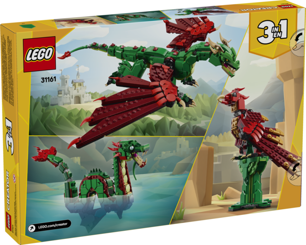 The LEGO® Creator 3-in-1 Medieval Dragon