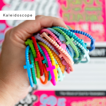 Silicone Cross Bracelet (Single)