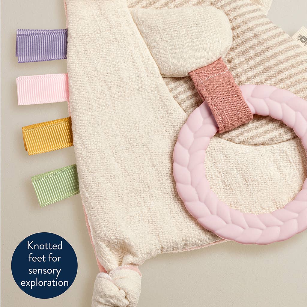 Bitzy Crinkle™ Sensory Toy with Teether: Bunny