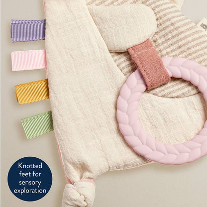 Bitzy Crinkle™ Sensory Toy with Teether: Bunny
