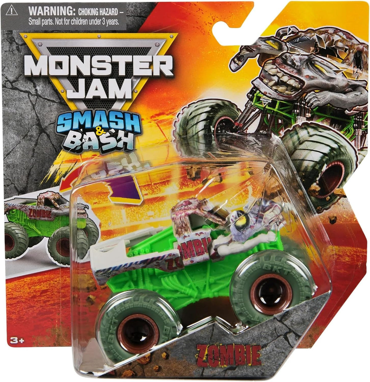 Monster Jam Smash & Bash 1:64 Scale Toy Truck Vehicle