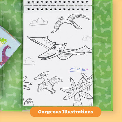 Dinosaur Coloring Set - Tiger Tribe