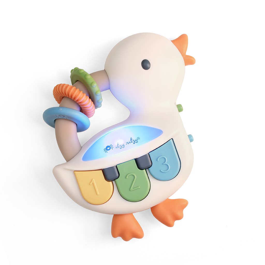 Bitzy Tunesâ„¢ Goose - Light-up Interactive Piano Toy