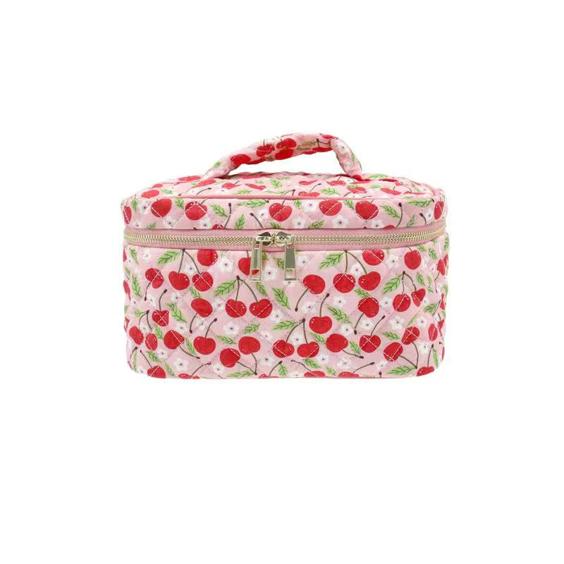 cherries vanity bags