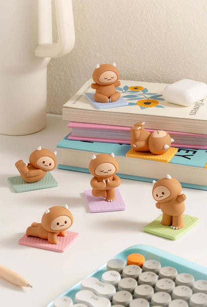 Hank Yeti Doing Yoga