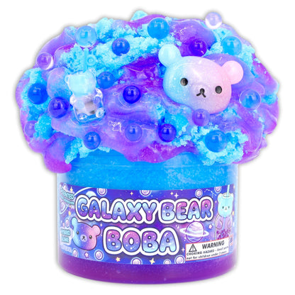 Galaxy Bear Boba Hybrid Slime (Dopeslimes)