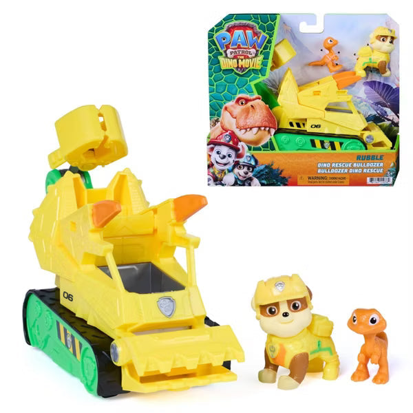 Rubble Dino Rescue Bulldozer (PAW Patrol The Dino Movie)