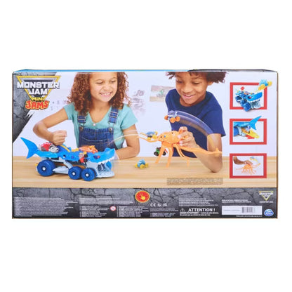 Monster Jam Mini Jams Megalodon Squid Takedown Playset