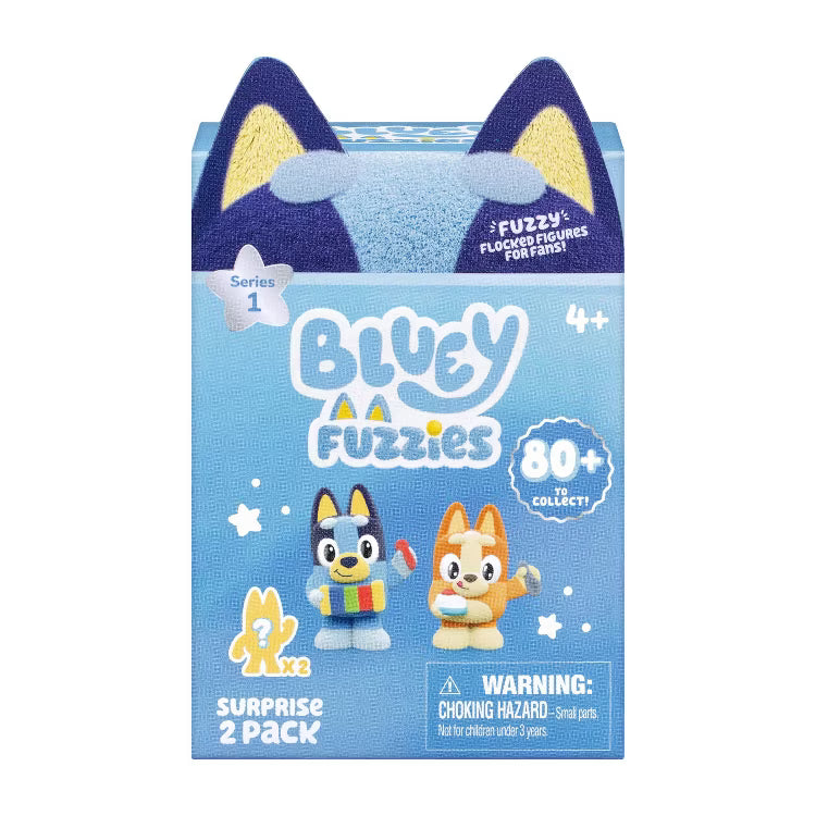BLUEY FUZZIES 2 PACK