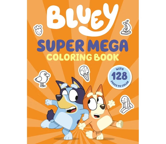 BLUEY SUPER MEGA COLORING BOOK