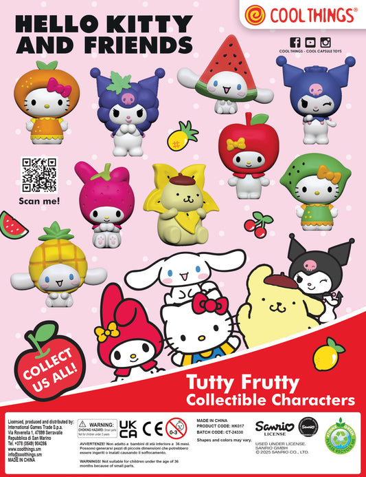 HELLO KITTY TUTTY FRUTTY BLIND CAPSULES