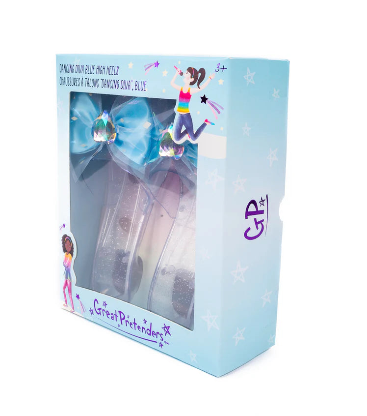 Dancing Diva Blue High Heels