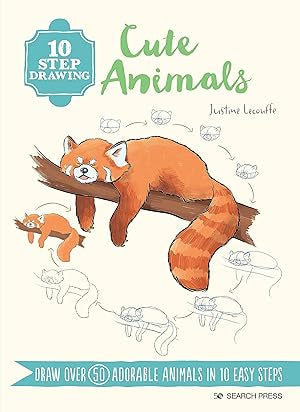 10 Steps Drawing Cute animals