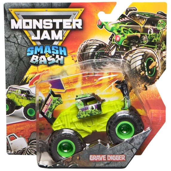 Monster Jam Smash & Bash 1:64 Scale Toy Truck Vehicle