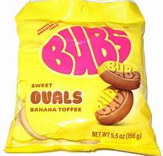 BUBS SWEET OVALS BANANA TOFFEE