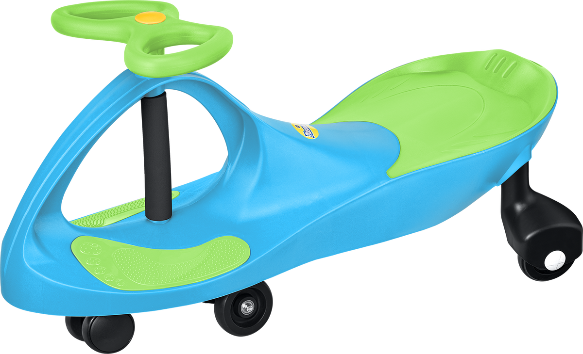 Plasma Car - Blue with Lime Green Accents