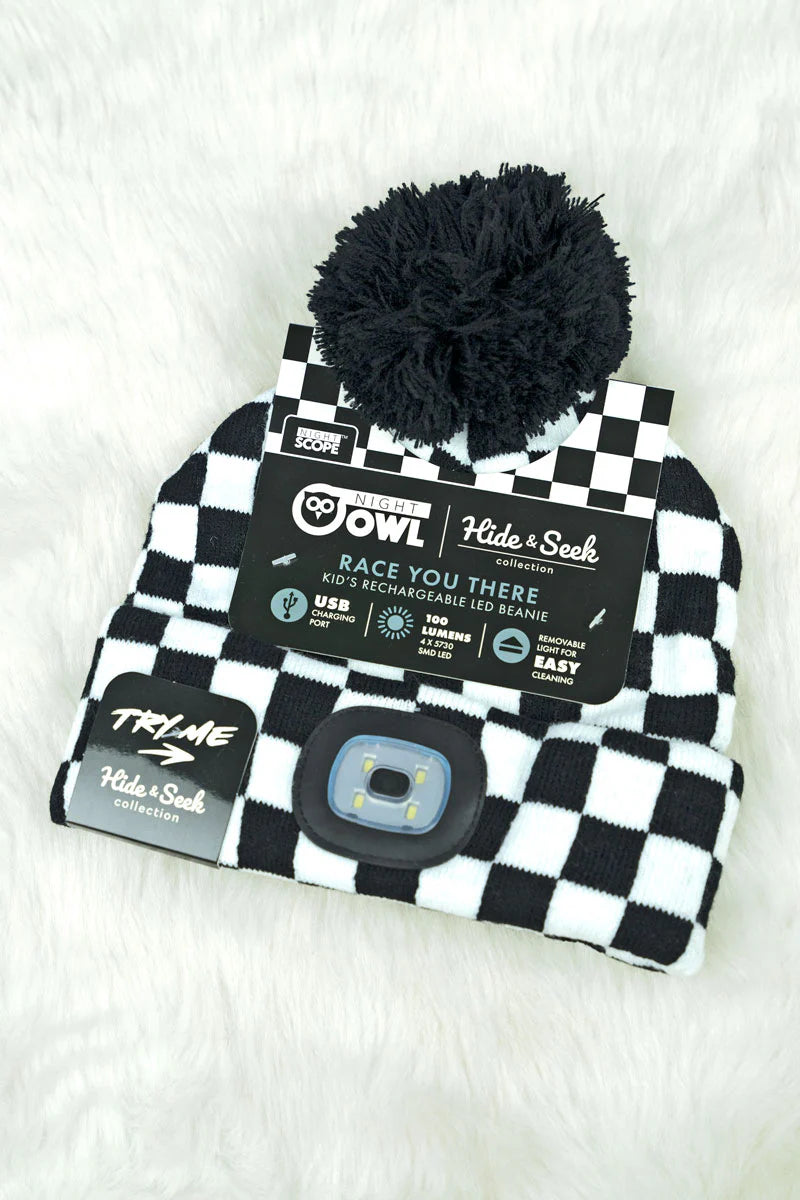 Led Beanie Asst Kids