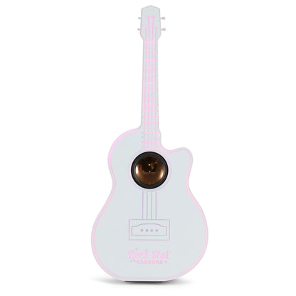 Rock Star Guitar & Microphone Karaoke Set - LED White