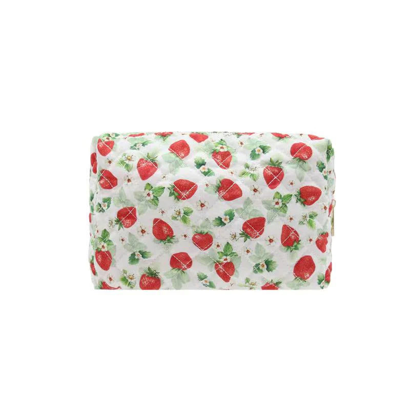 strawberry cosmetic bag