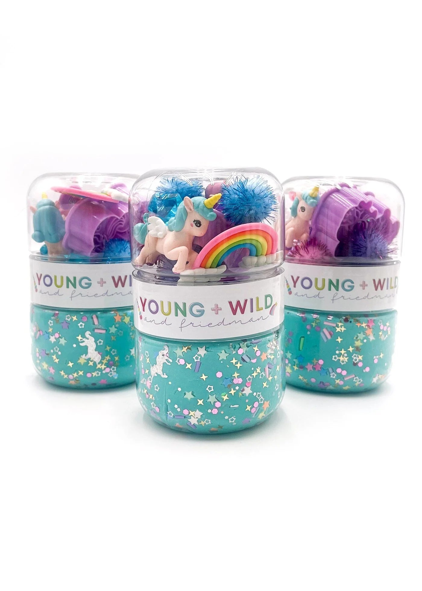 GRAB & GO DOUGH JAR UNICORN
