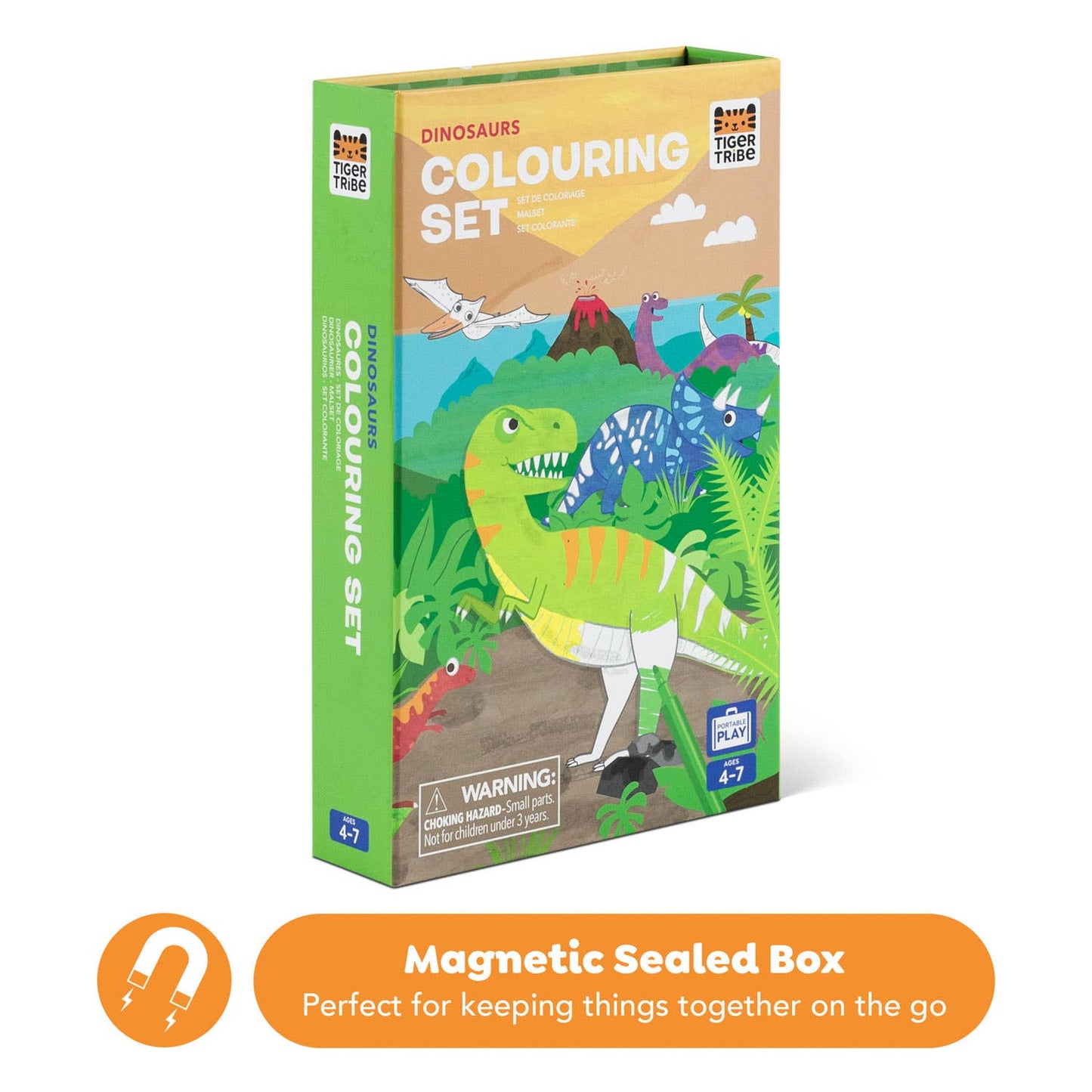 Dinosaur Coloring Set - Tiger Tribe