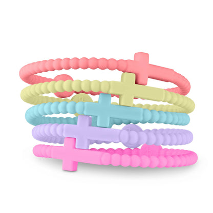 Silicone Cross Bracelet (Single)