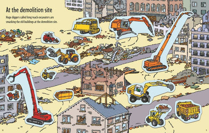 First Sticker Book Diggers : Usborne