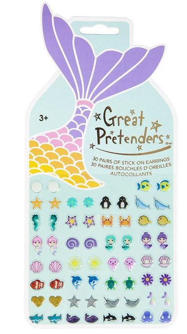 Mermaid Stick on Earrings