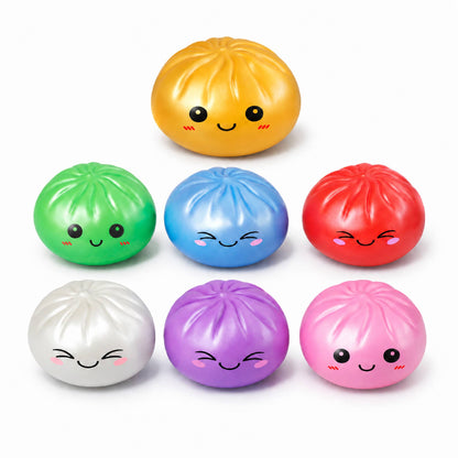 Pearl Metallic Mystery Dumpling Squishy Toy