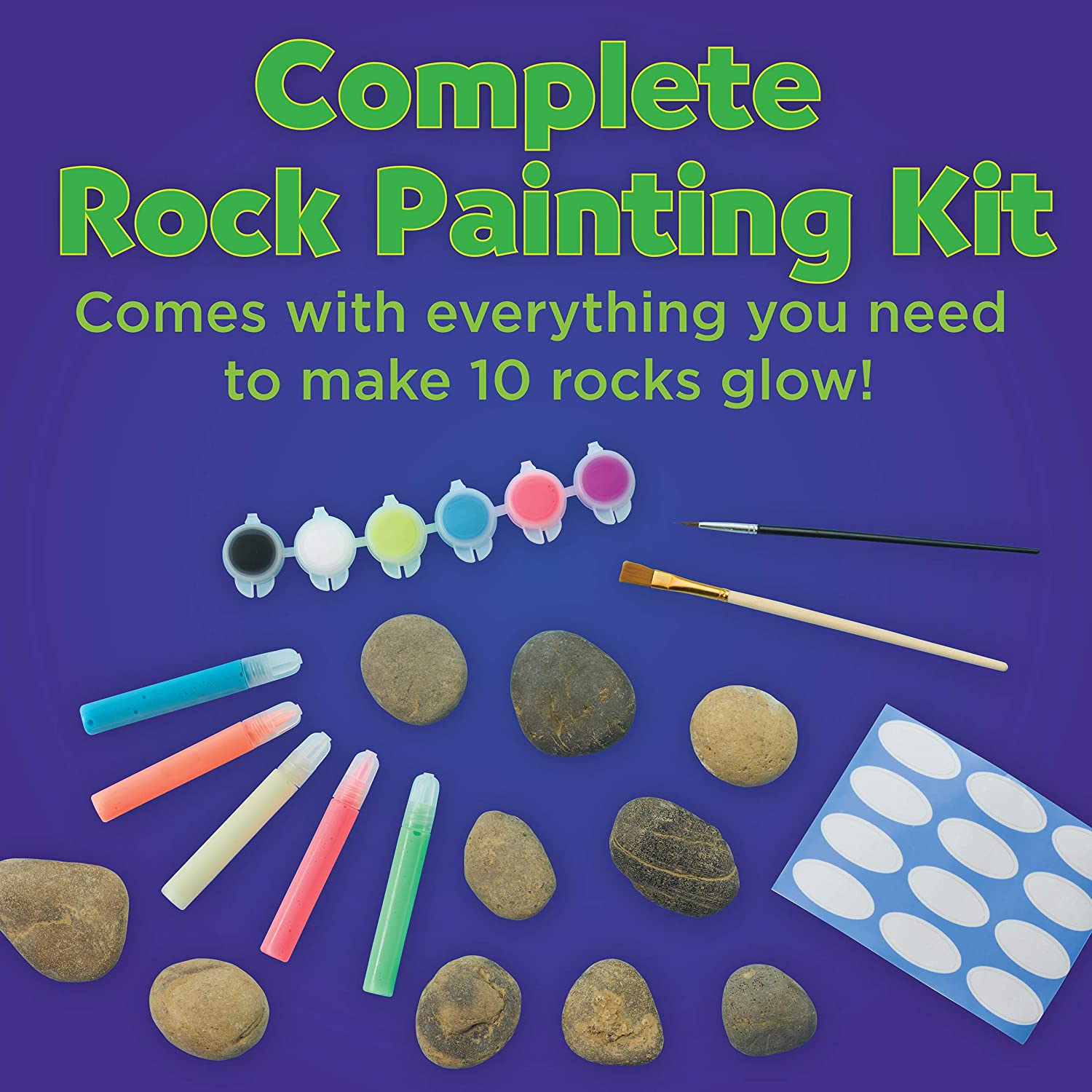 Glow in Dark Rock Painint