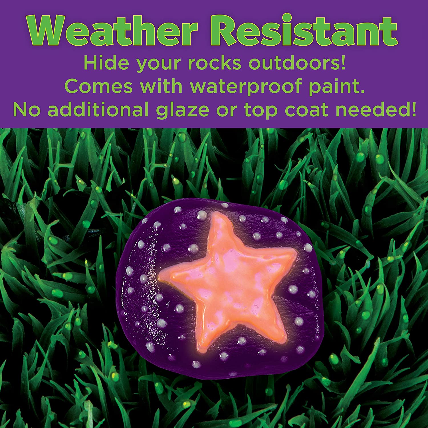 Glow in Dark Rock Painint