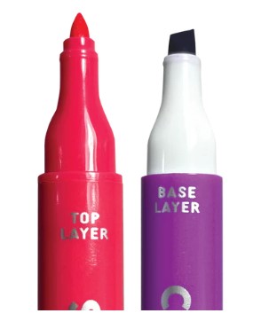 Color Layers Double-Ended Layering Markers (Ooly)