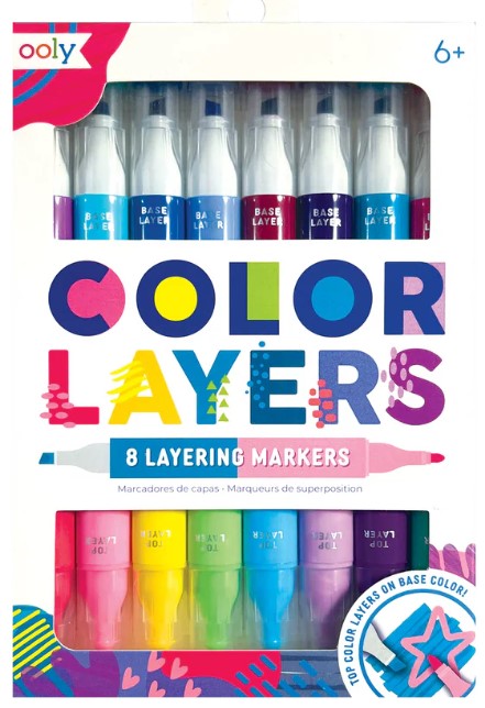 Color Layers Double-Ended Layering Markers (Ooly)