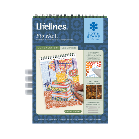 Lifelines Flowart: Corner CafÃ© (Dot-by-Letter)