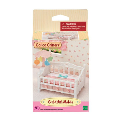 Calico Critters Crib with Mobile (BL)
