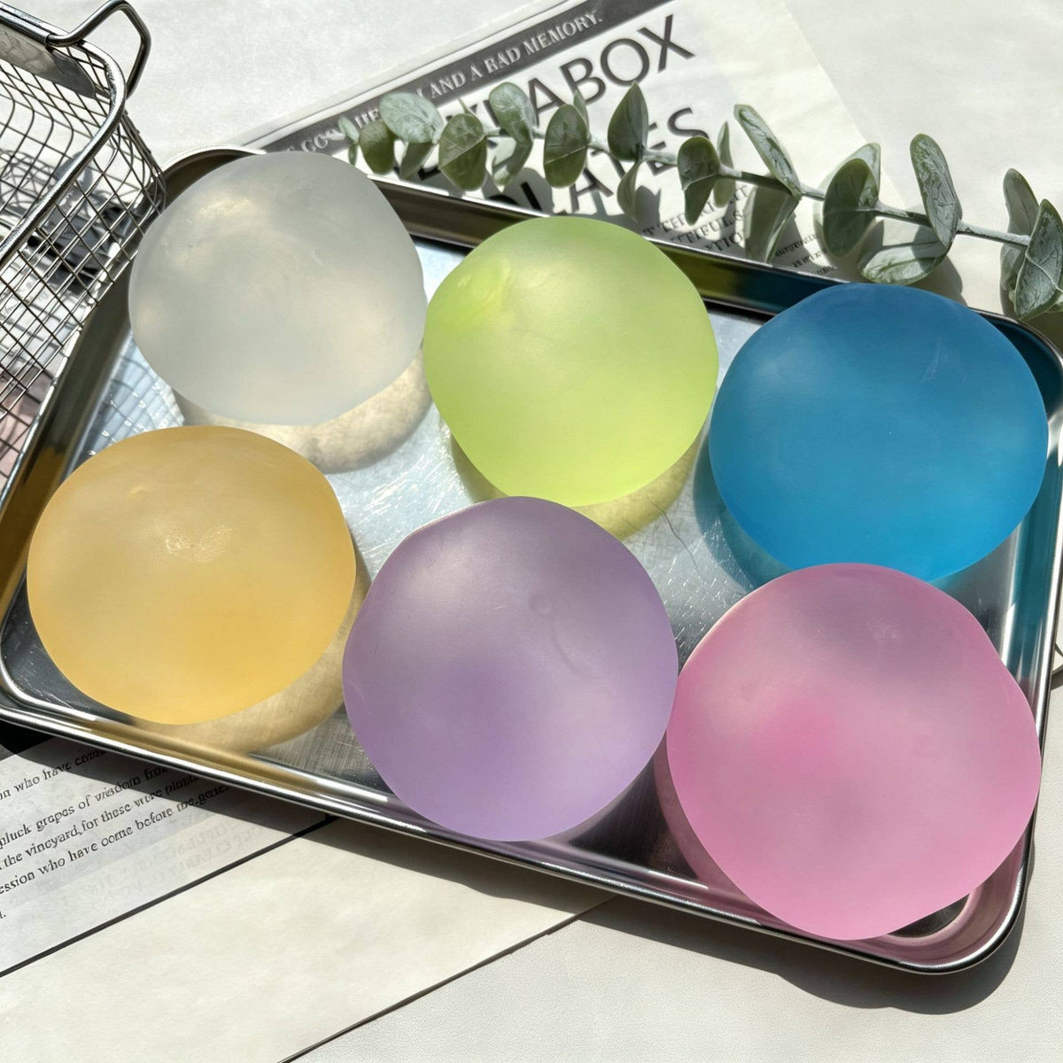 Moldable Frosted Coconut Oil–Style Squishy