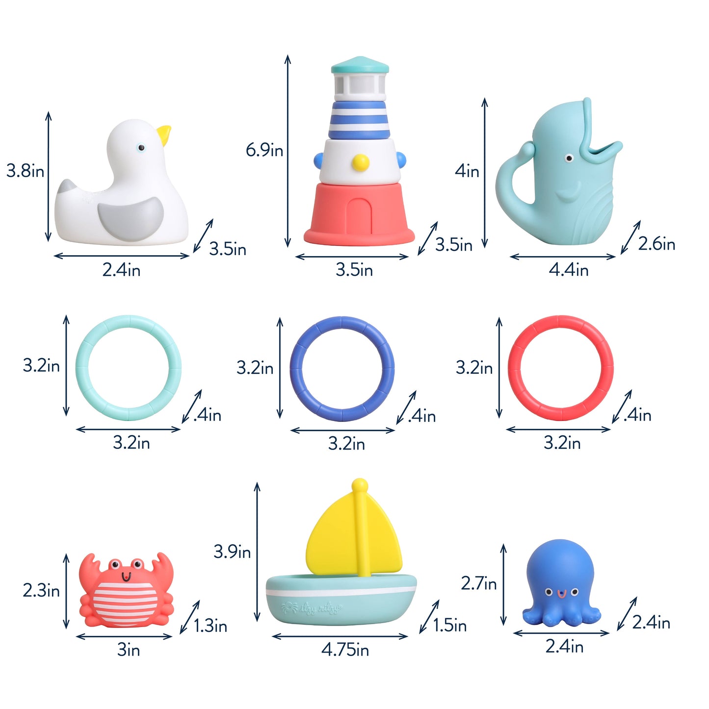 Seaside Splash Gift Set™ Bath + Water Toy