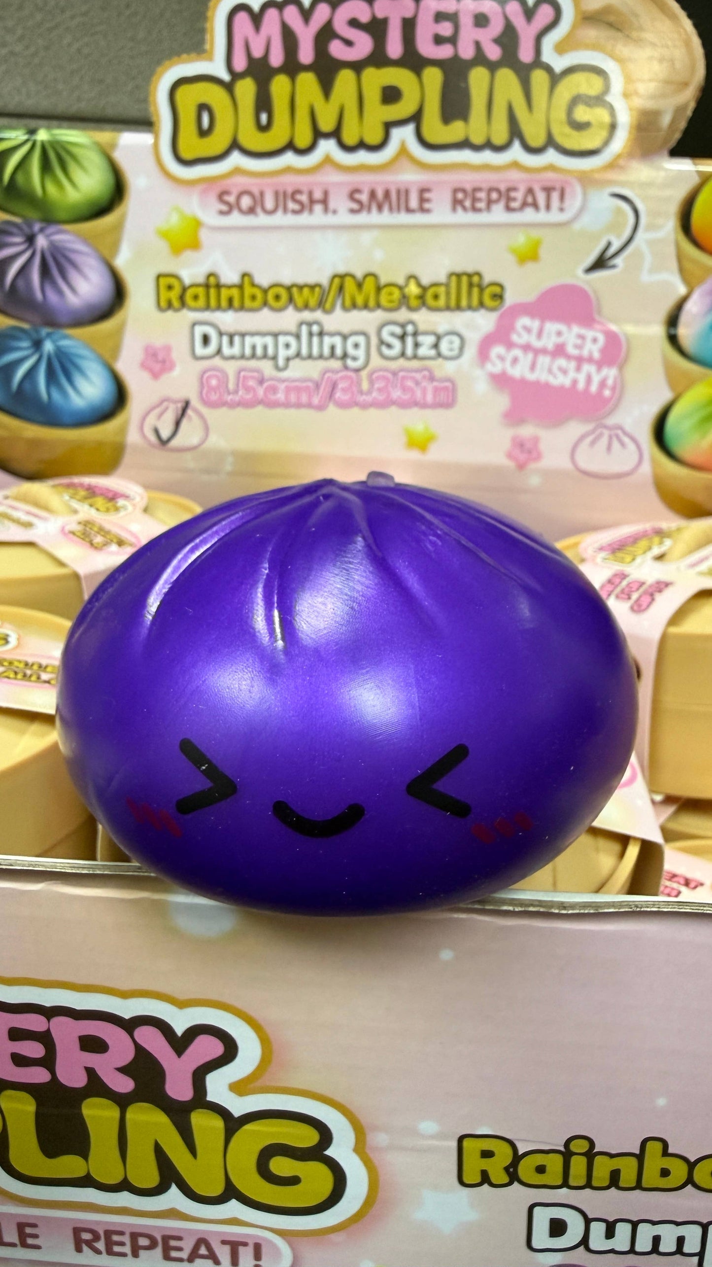 Pearl Metallic Mystery Dumpling Squishy Toy