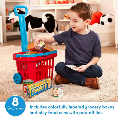 Rolling Grocery Basket