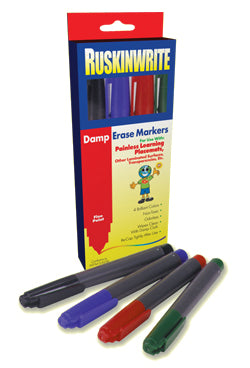 Damp Erase Markers