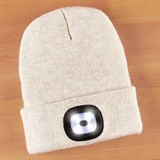 Led Beanie Heathered Ast